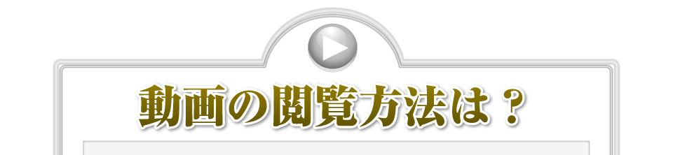 動画の閲覧方法は？